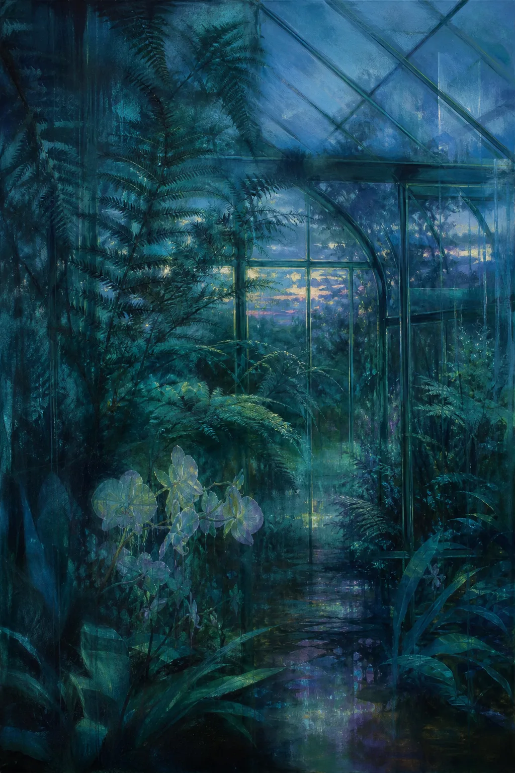 Greenhouse at Dusk